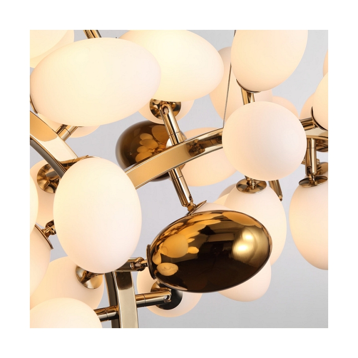 Lampa wisząca VALENTINA 150 cm biało złota - Step Into Design