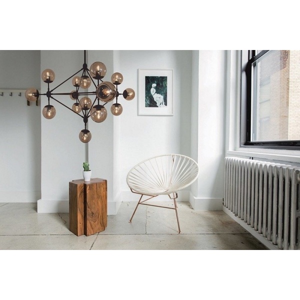 Lampa wisząca ASTRIFERO-15 bursztynowo czarna 110 cm Step Into Design