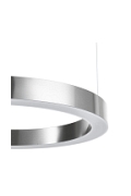 Lampa wisząca CIRCLE 60 - LED, ring nikiel szczotkowany - Step Into Design