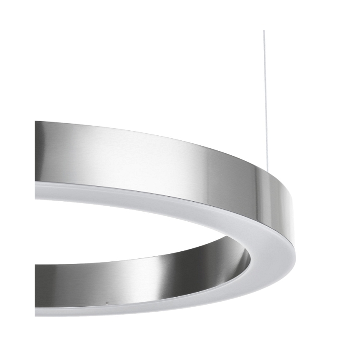 Lampa wisząca CIRCLE 60 - LED, ring nikiel szczotkowany - Step Into Design