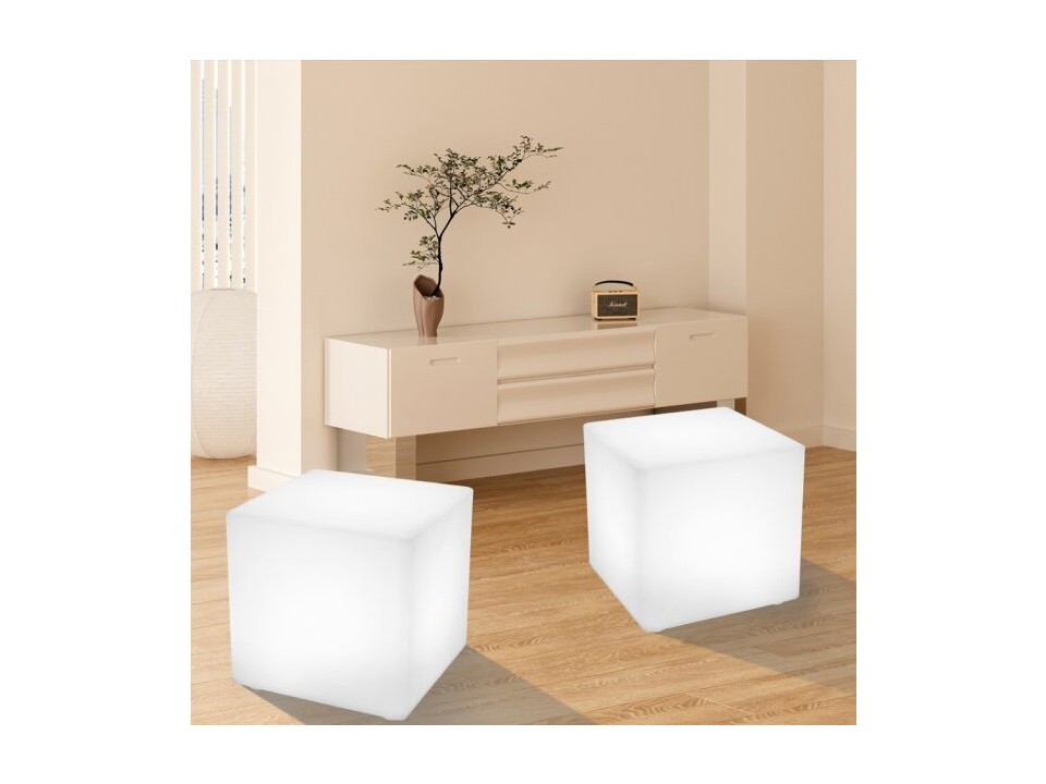 Lampa ogrodowa kostka CUBIC L LED RGBW 16 kolorów 43 cm Step Into Design