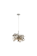 Lampa wisząca MONETTI 40 cm - chrom, dekoracyjna - Step Into Design