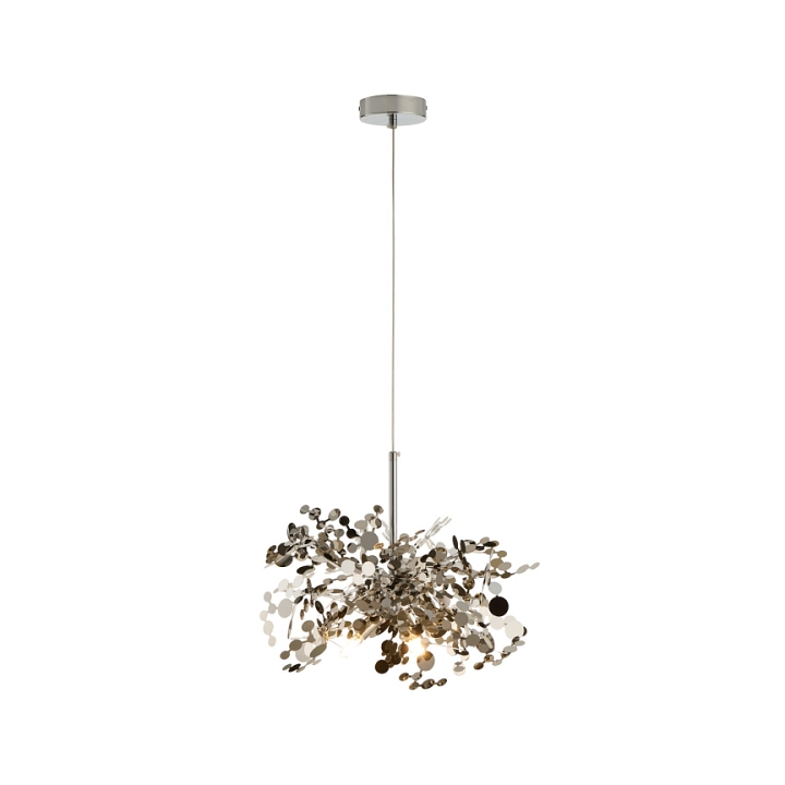 Lampa wisząca MONETTI 40 cm - chrom, dekoracyjna - Step Into Design