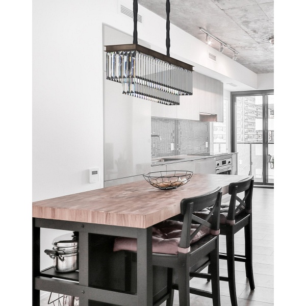 Lampa wisząca SPARKLE DOUBLE antracyt 100 cm Step Into Design