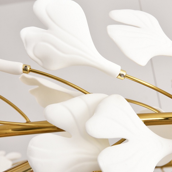 Lampa wisząca BOTANIKA złoto biała 80 cm Step Into Design