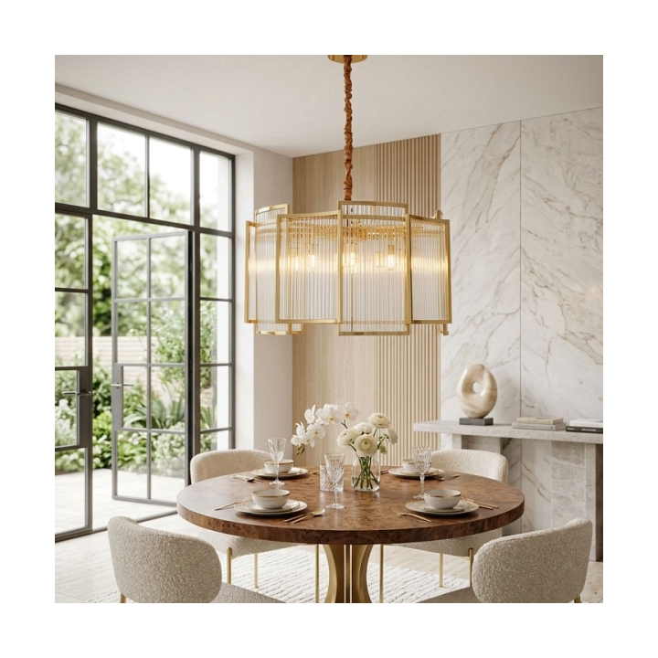 Lampa wisząca IMPERIO złota 80 cm - Step Into Design