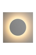 Lampa ścienna NYX 20 cm - LED okrągła, metalowa, biała - Step Into Design