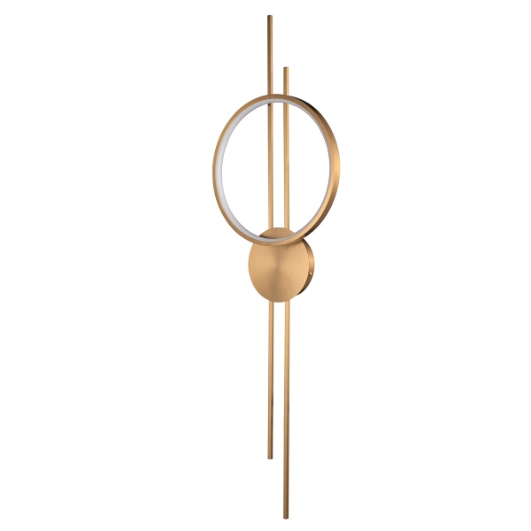 Lampa ścienna ECLIPTICA LED złota 100 cm Step Into Design