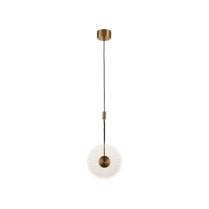 Lampa wisząca SUNBLAST - LED 20 cm, złota - Step Into Design