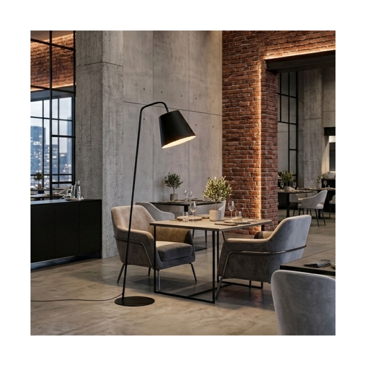 Lampa podłogowa ZEN F czarna - Step Into Design