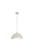 Lampa wisząca STONE biała 30 cm Step Into Design