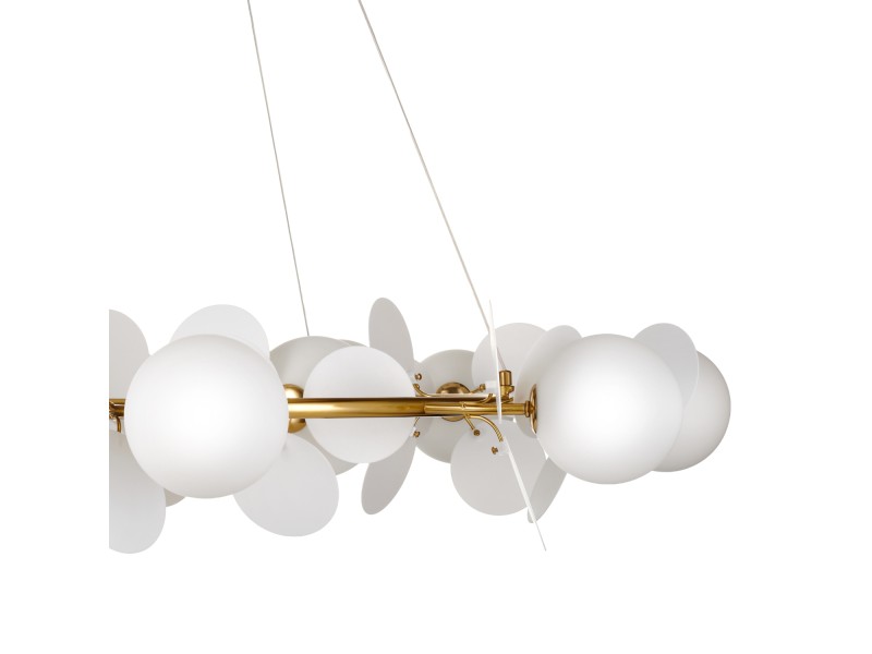 Lampa wisząca CHIC złoto biała 105 cm Step Into Design