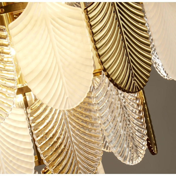 Lampa wisząca SECRET biało złota 80 cm Step Into Design