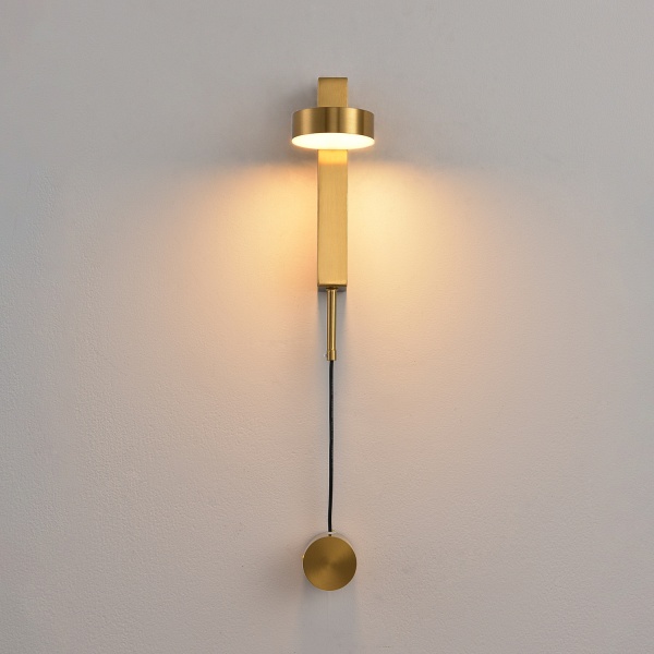 Lampa ścienna FIKO złota 120 cm Step Into Design