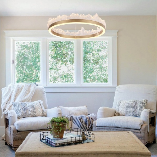 Lampa wisząca MONTANA LED złota 60 cm Step Into Design