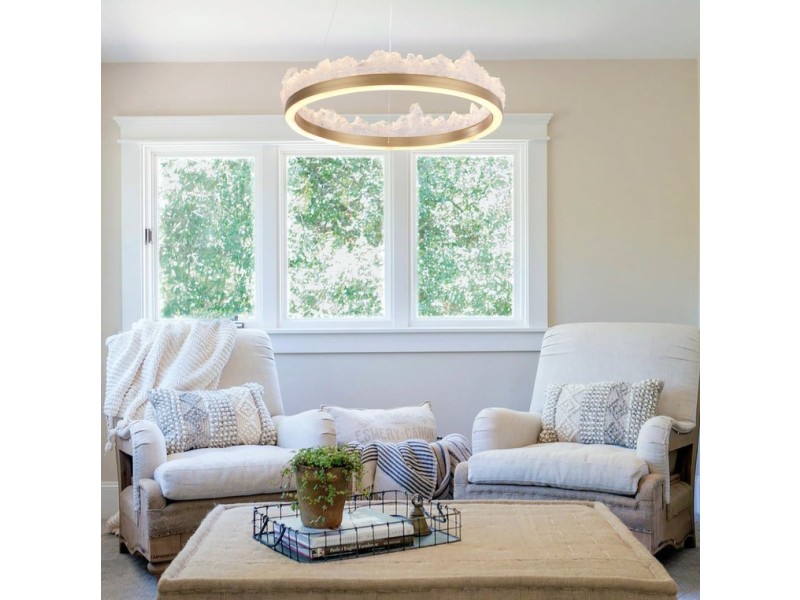 Lampa wisząca MONTANA LED złota 60 cm Step Into Design