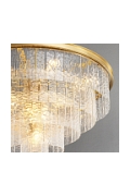 Lampa wisząca ICELAND 60 cm, mosiężno kryształowa - Step Into Design