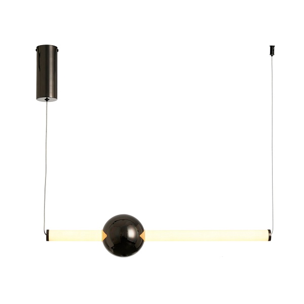 Lampa wisząca O-LINE 63 - LED, 63 cm, czarna Step Into Design
