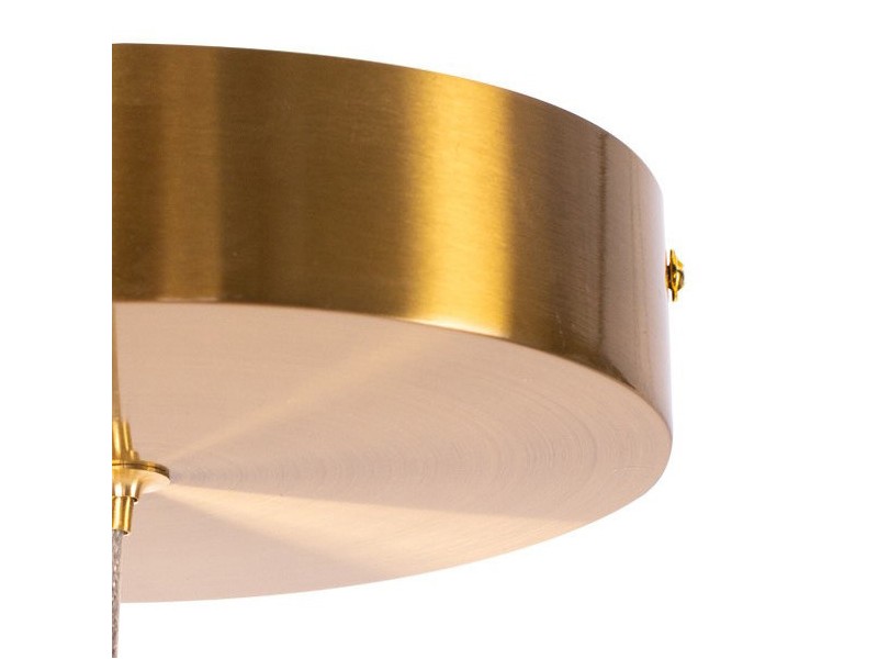 Lampa wisząca CIRCLE 60+60 LED mosiądz na 1 podsufitce Step Into Design