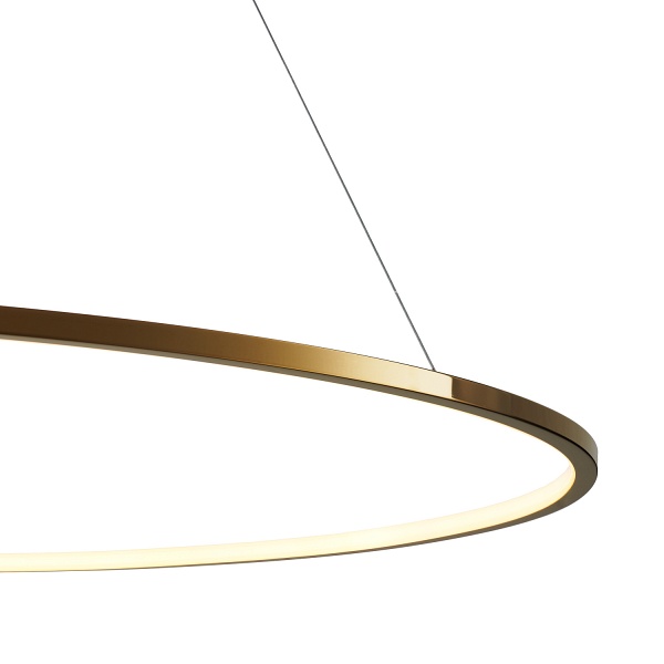 Lampa wisząca CIRCLE SLIM 120 LED złoty 120 cm Step Into Design