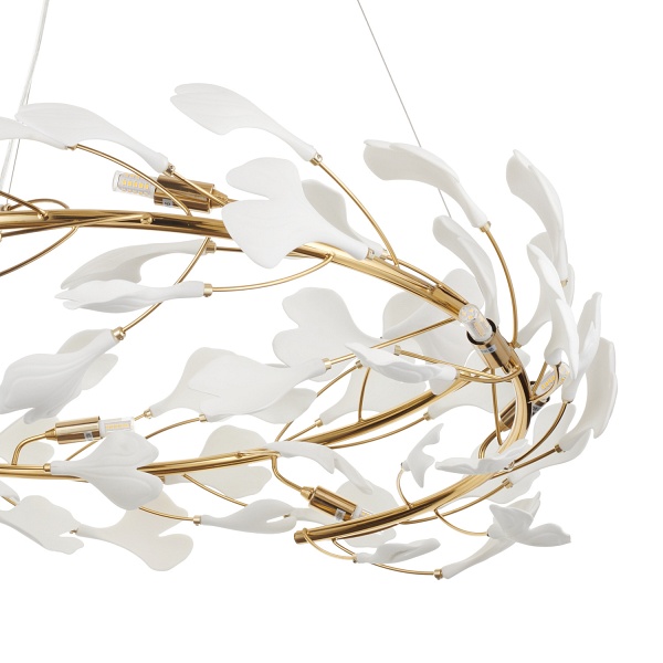 Lampa wisząca BOTANIKA złoto biała 80 cm Step Into Design