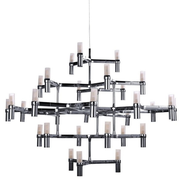 Lampa wisząca CANDLES-30 chrom 120 cm Step Into Design