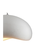 Lampa wisząca STONE 40 cm - biała - Step Into Design