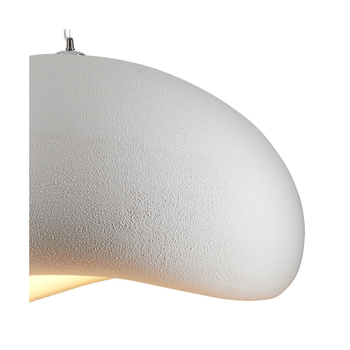 Lampa wisząca STONE 80 cm - biała - Step Into Design
