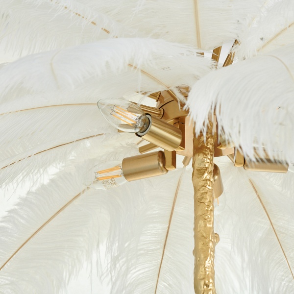 Lampa wisząca EMU pióra białe 100 cm Step Into Design