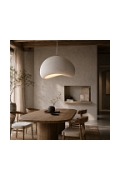 Lampa wisząca STONE 80 cm - biała - Step Into Design