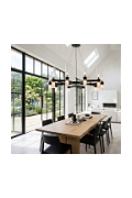 Lampa wisząca CANDELA-10 czarna 85 cm - Step Into Design