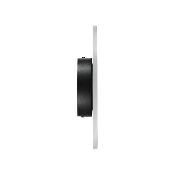 Lampa ścienna NYX 25 cm - LED okrągła, metalowa, czarna - Step Into Design