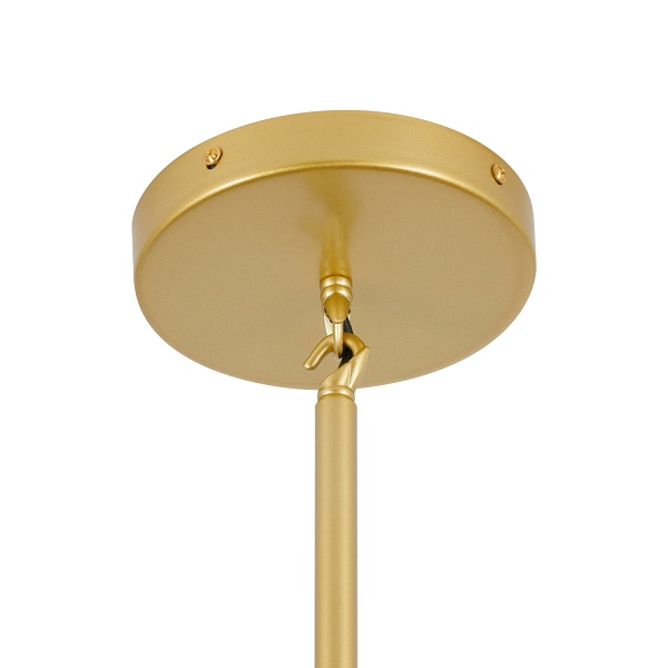 Lampa wisząca MODERN ORCHID-9 złoto szara 150 cm Step Into Design
