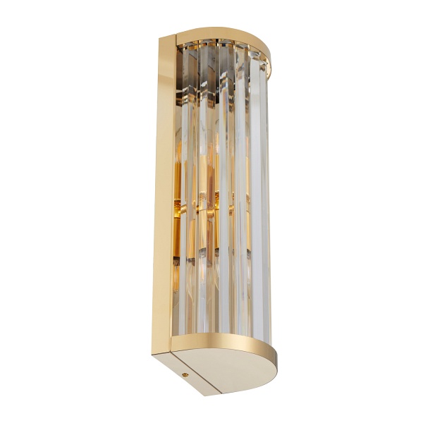 Lampa ścienna EXELLENT kryształowa złota 45 cm Step Into Design