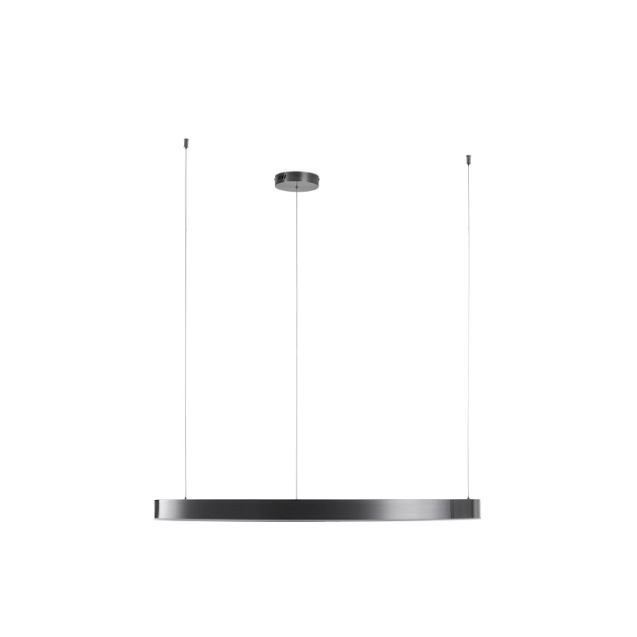 Lampa wisząca CIRCLE 100 - LED, ring tytanowy - Step Into Design