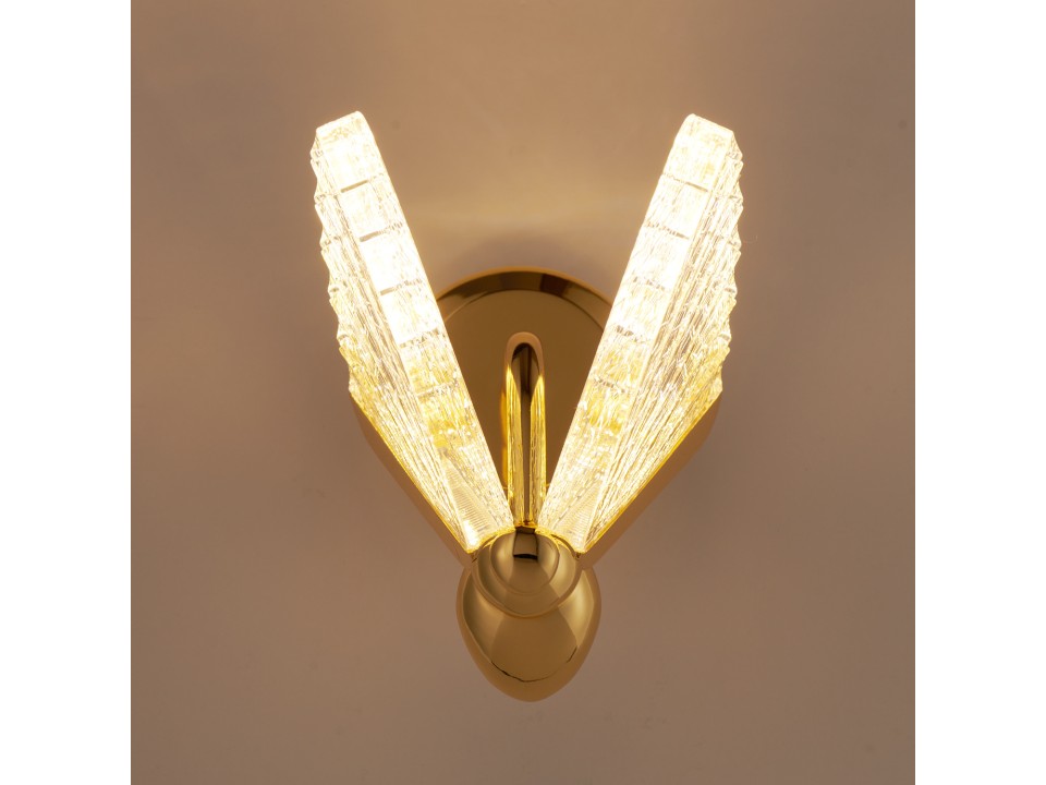 Lampa ścienna BEE LED złota 18 cm Step Into Design