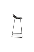 Hoker CARO BAR designerski czarny 75 cm - Step Into Design