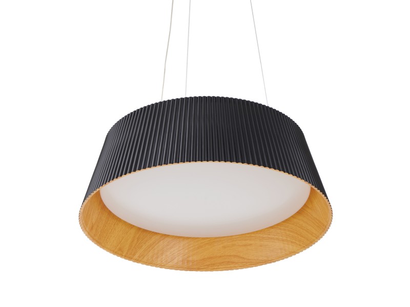 Lampa wisząca FRILL LED czarna 45 cm Step Into Design