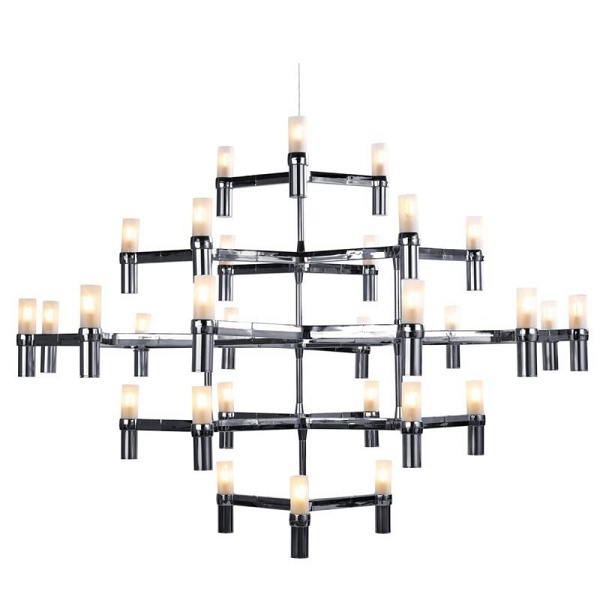 Lampa wisząca CANDLES-30 chrom 120 cm Step Into Design