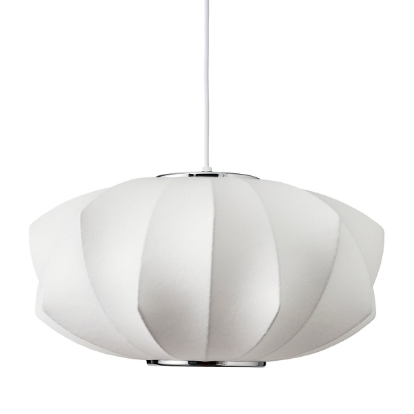Lampa wisząca SILK V-shape biała 45 cm Step Into Design