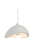 Lampa wisząca STONE biała 30 cm Step Into Design