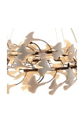 Lampa wisząca BOTANIKA 80 cm -czarna, G9, regulowana, designerska - Step Into Design