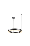Lampa wisząca CIRCLE 60 cm - LED, ring tytanowy - Step Into Design