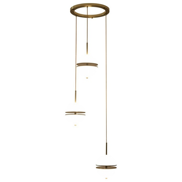 Lampa wisząca SFERA-3 LED złota 50 cm Step Into Design