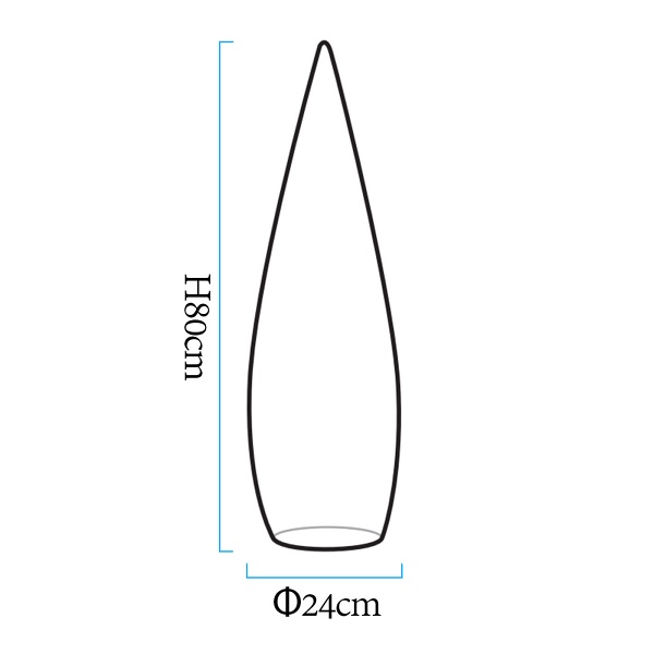 Lampa ogrodowa stojąca duszek GHOST LED RGBW 16 kolorów 80 cm Step Into Design