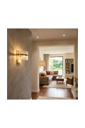 Lampa ścienna AURA 18 cm LED złoty połysk - Step Into Design