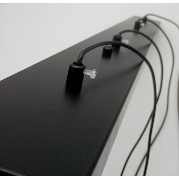 Lampa wisząca LINEA-4 LONG czarna 70 cm Step Into Design