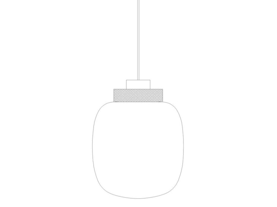 Lampa wisząca BOOM LED bursztynowo złota 25 cm Step Into Design