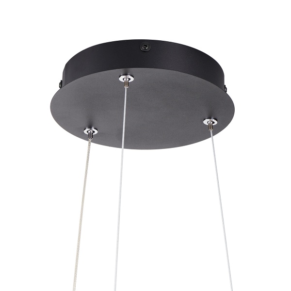 Lampa wisząca FRILL LED czarna 45 cm Step Into Design