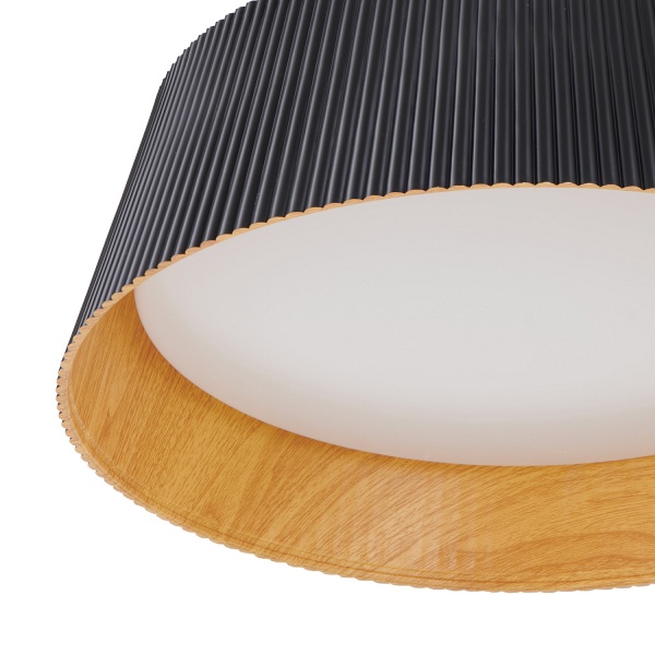 Lampa wisząca FRILL LED czarna 45 cm Step Into Design
